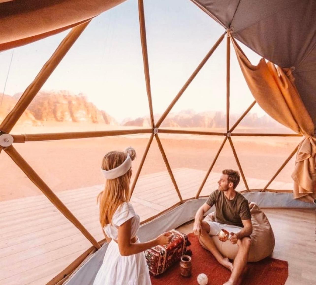 Revan Rum Luxury Camp Wadi Rum Bagian luar foto